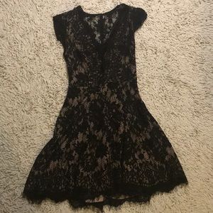 Gorgeous Free People Black Lace dress